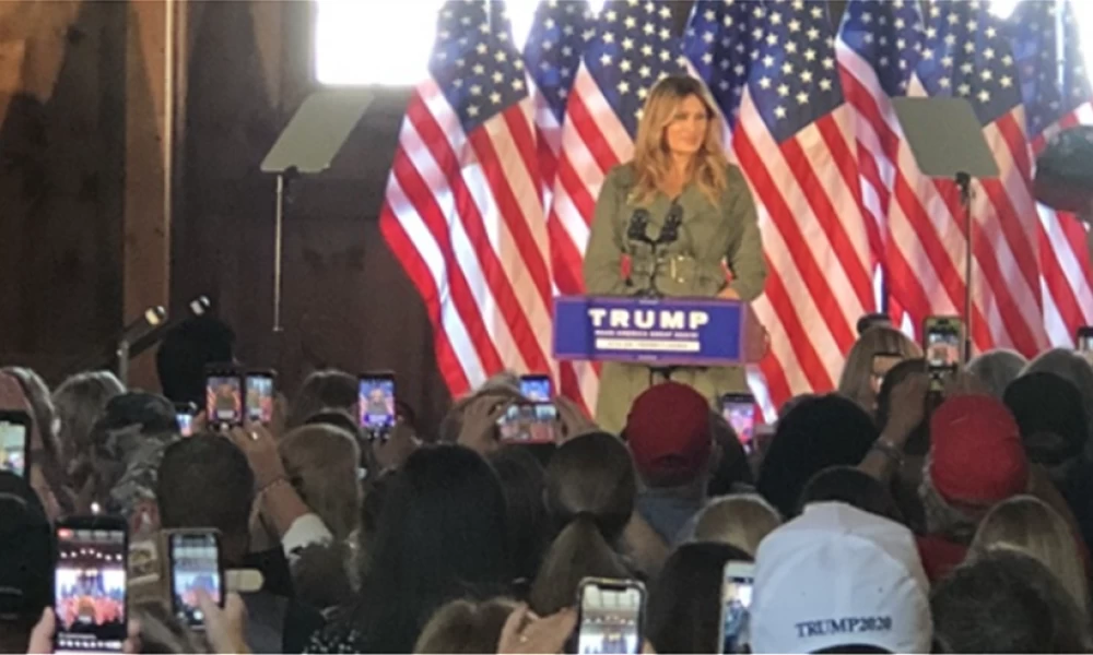 ΗΠΑ: Στη μάχη της προεκλογικής εκστρατείας η Μελάνια Τραμπ (βίντεο)